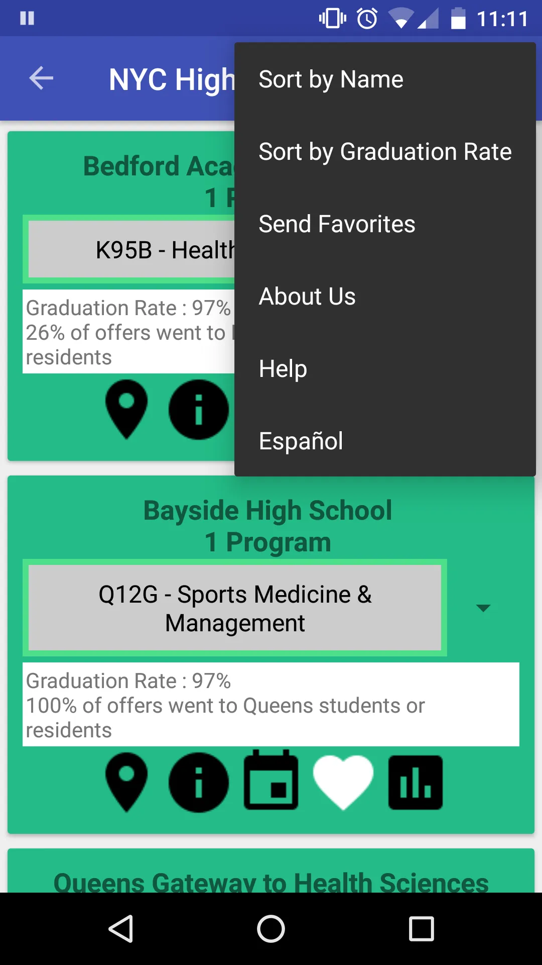 NYC High School App Help | Indus Appstore | Screenshot