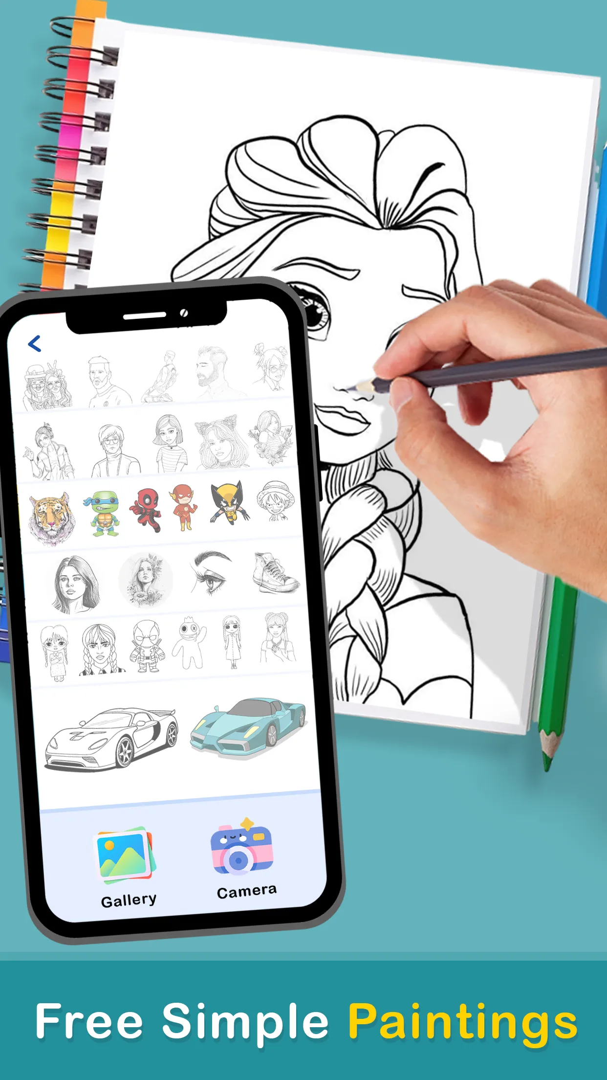 AR Drawing Sketch and Color | Indus Appstore | Screenshot