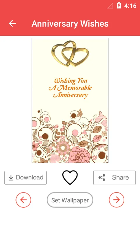 Anniversary Wishes | Indus Appstore | Screenshot