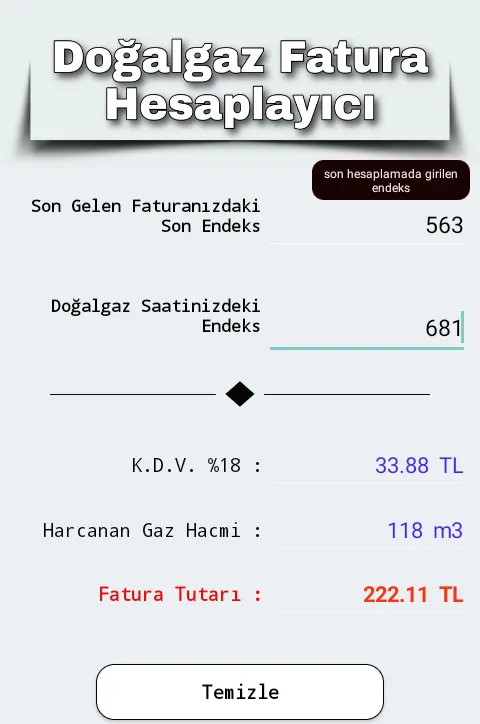 Doğalgaz Elektrik Fatura | Indus Appstore | Screenshot