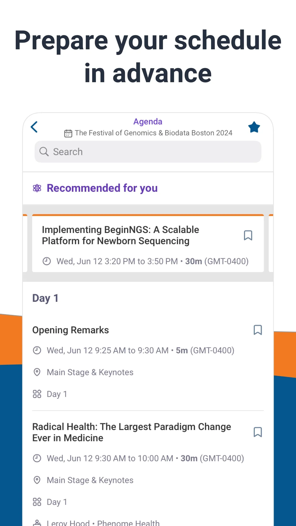 Festival of Genomics Boston | Indus Appstore | Screenshot