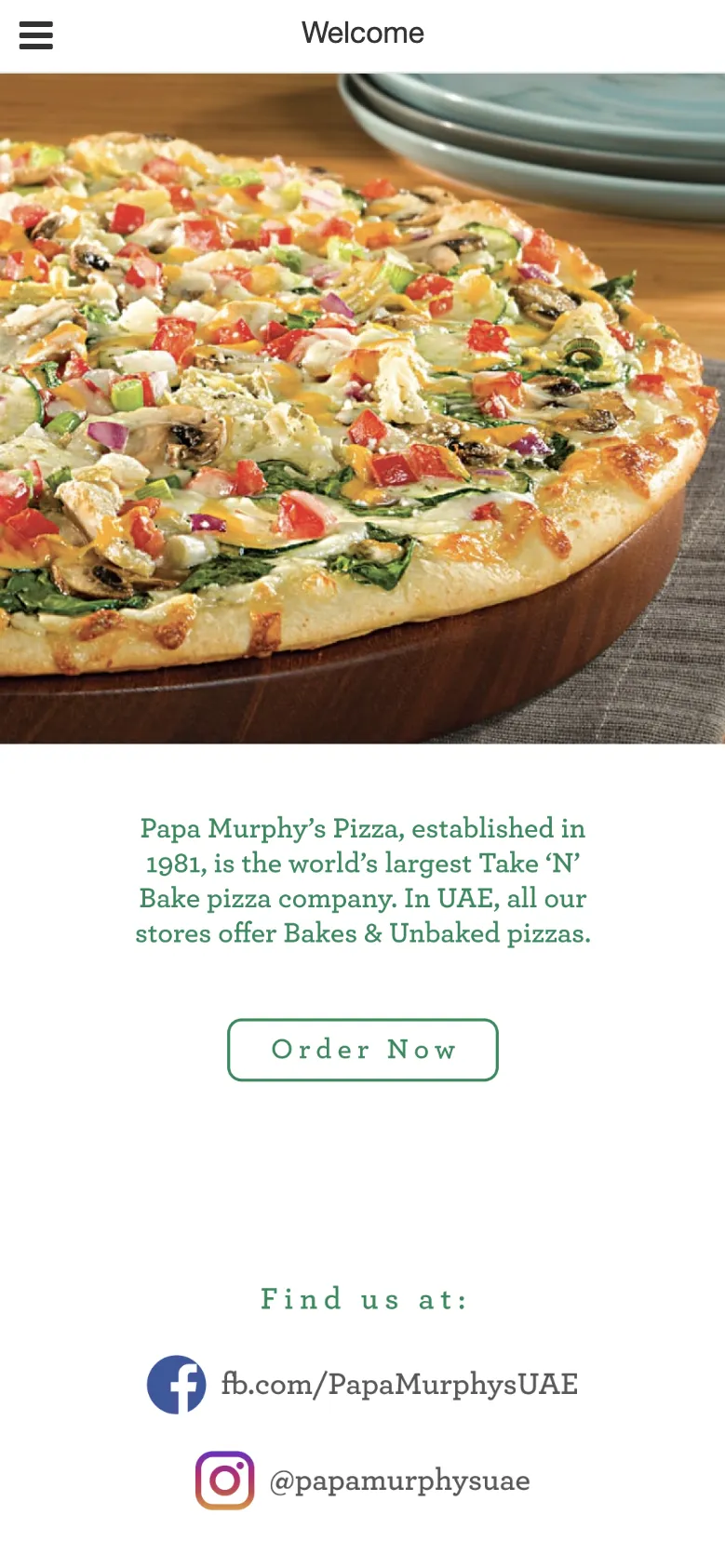 Papa Murphy's Pizza UAE | Indus Appstore | Screenshot