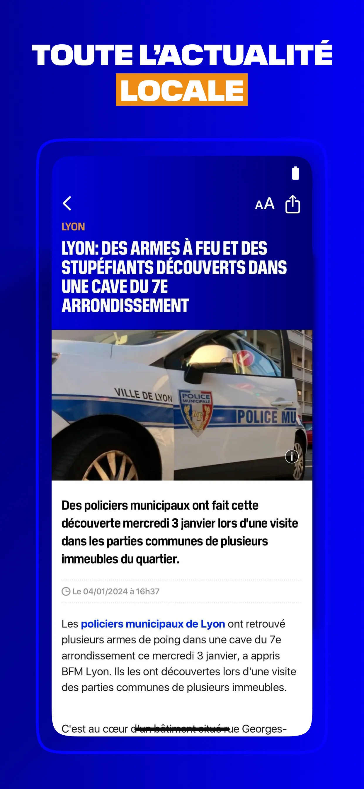 BFM Lyon - news et météo | Indus Appstore | Screenshot