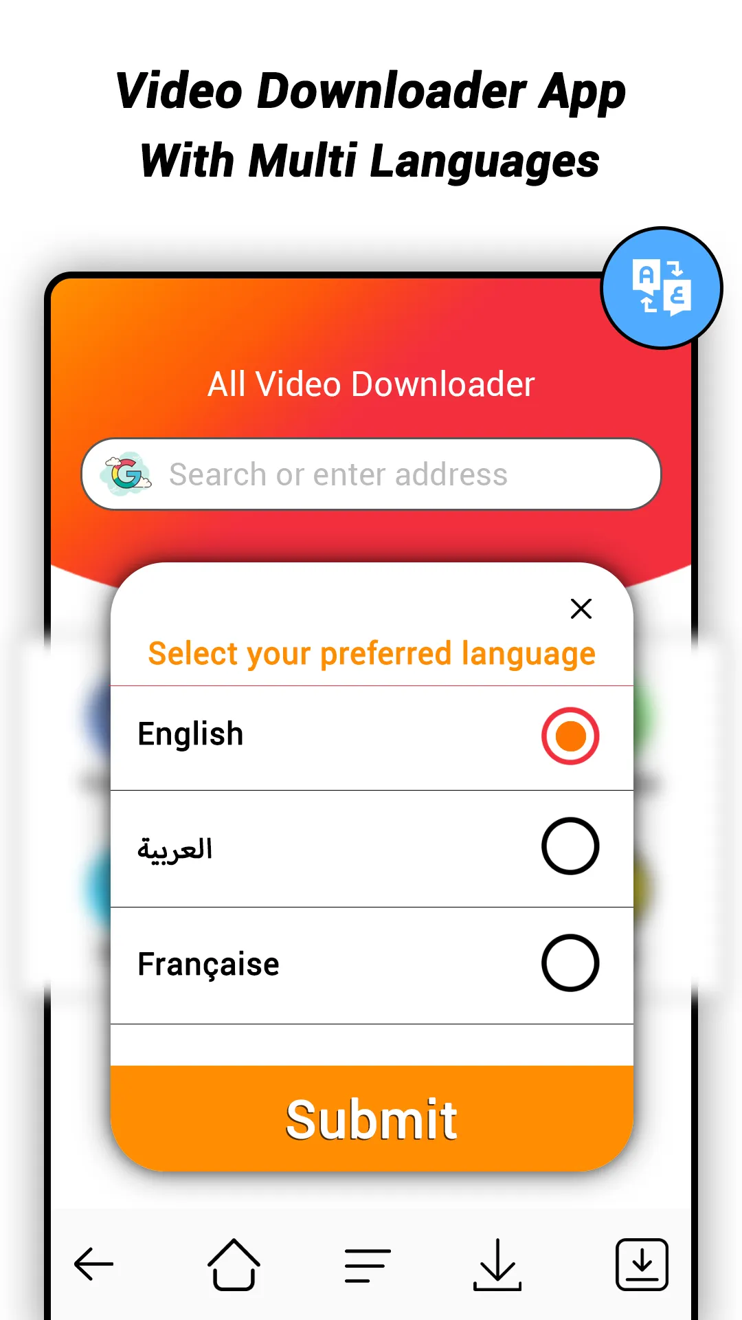 HD Video Downloader & Player | Indus Appstore | Screenshot