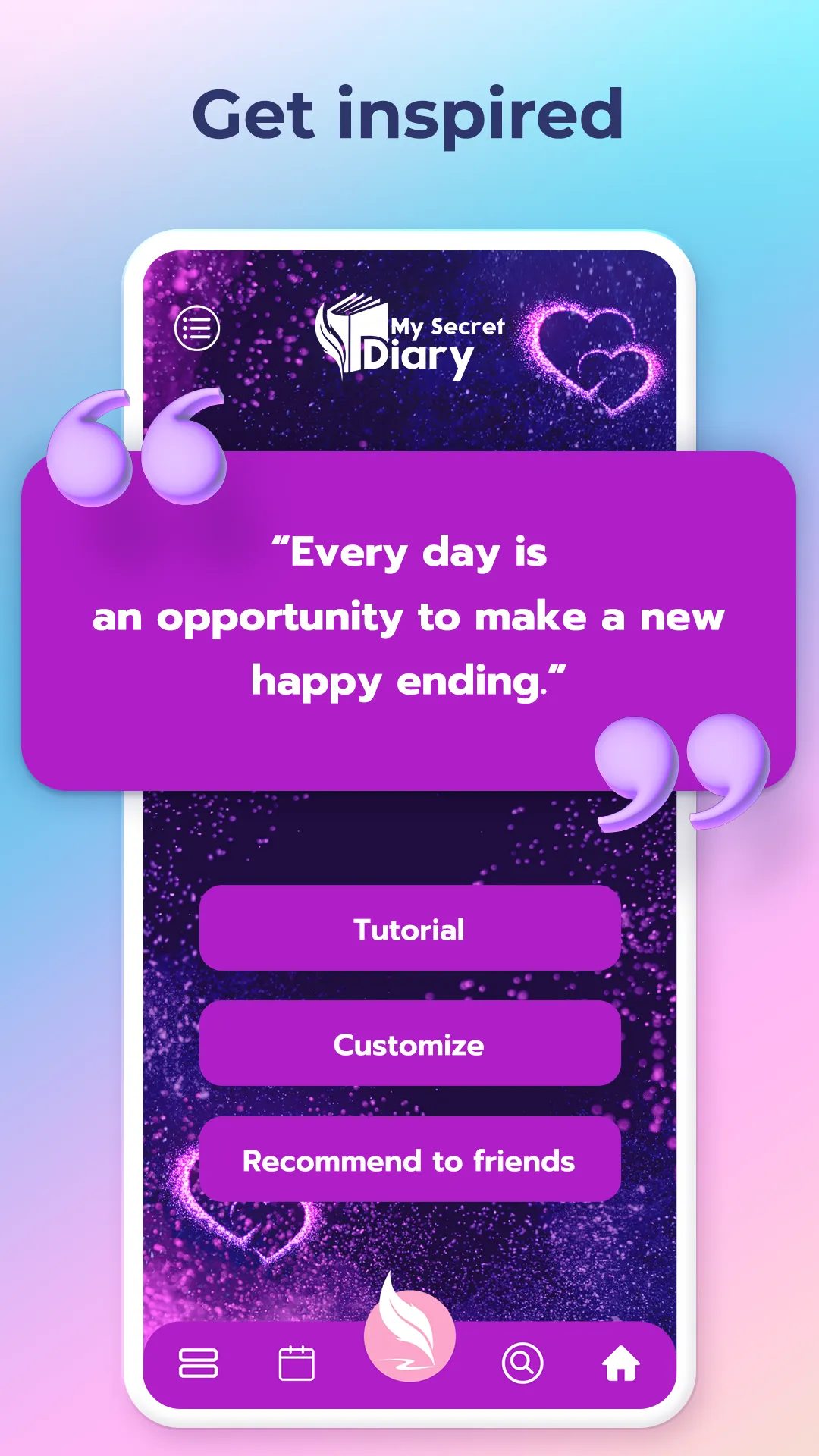 My Secret Diary with Lock | Indus Appstore | Screenshot