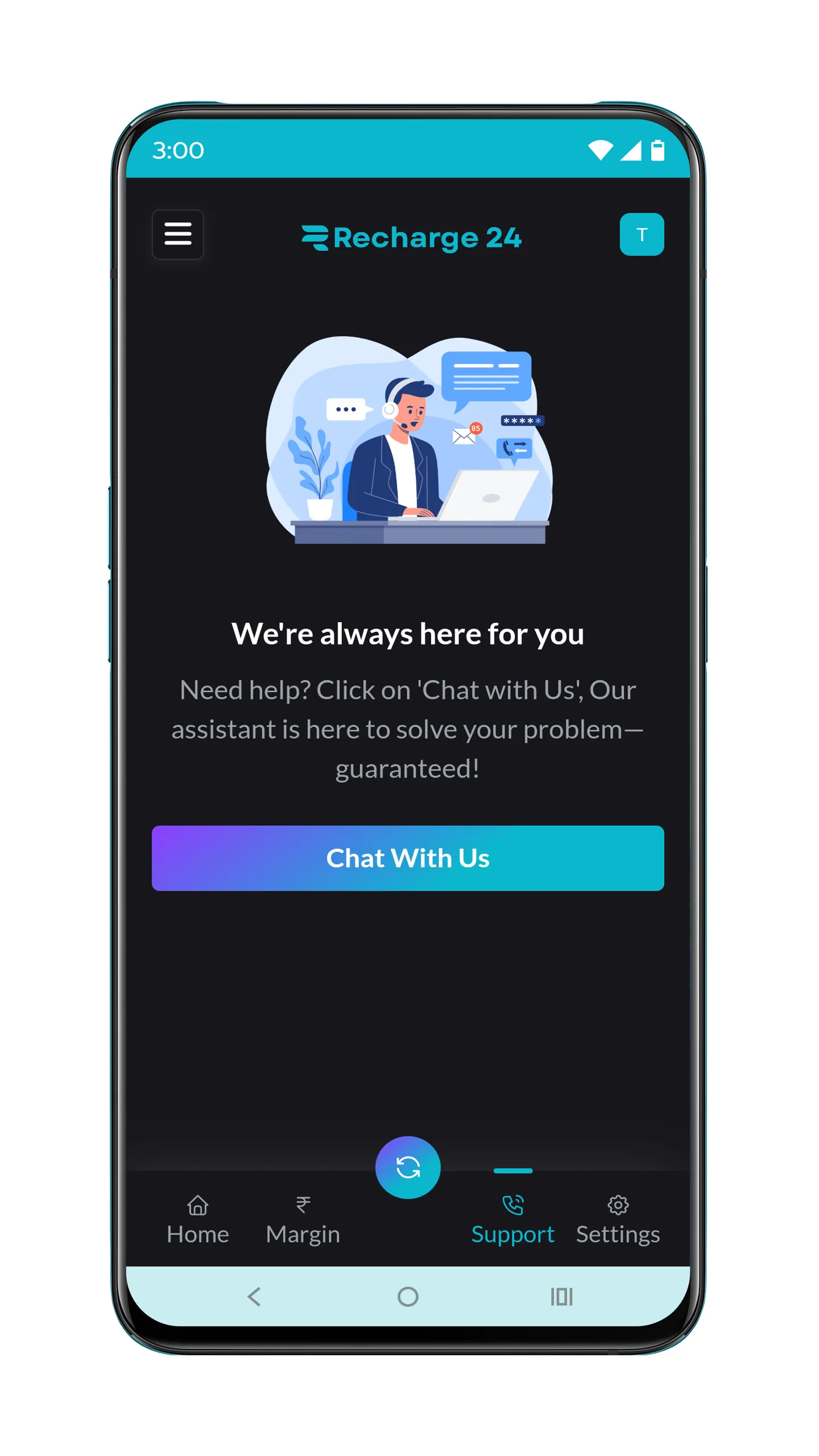 Recharge24 Commission App | Indus Appstore | Screenshot