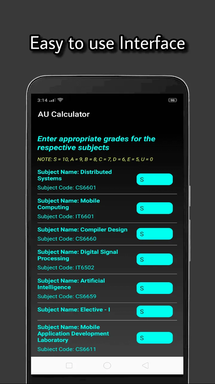 Gpa Cgpa Calculator Anna Univ | Indus Appstore | Screenshot