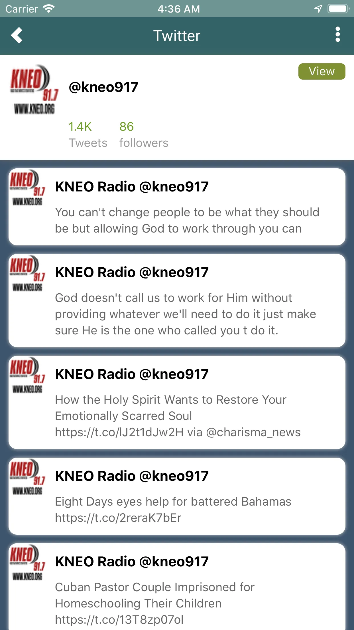 KNEO 91.7fm | Indus Appstore | Screenshot