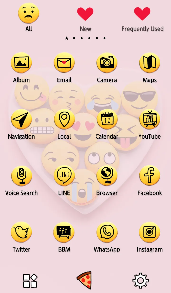 Emotional Macarons Theme | Indus Appstore | Screenshot