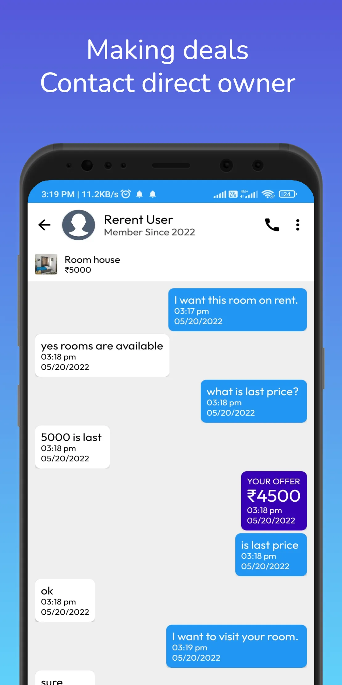 Rent Room House Mobile Job Car | Indus Appstore | Screenshot