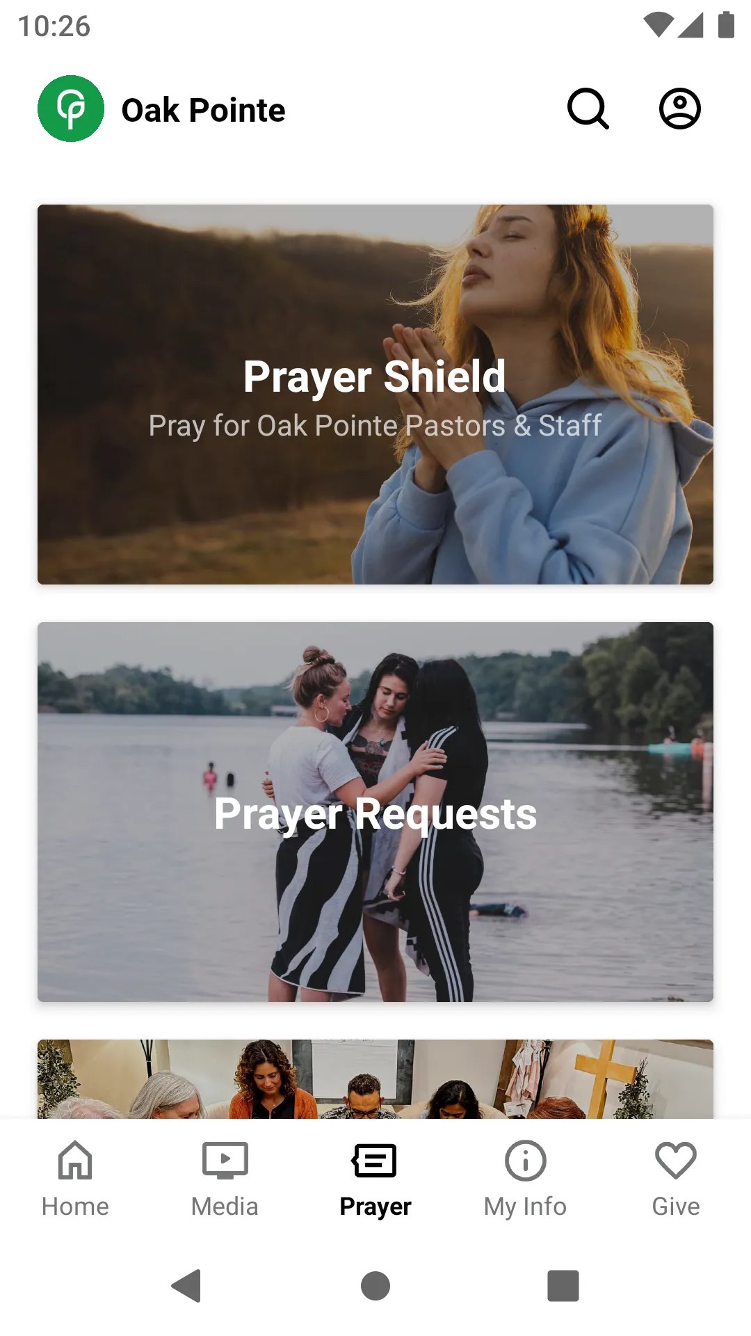 The Oak Pointe Church App | Indus Appstore | Screenshot