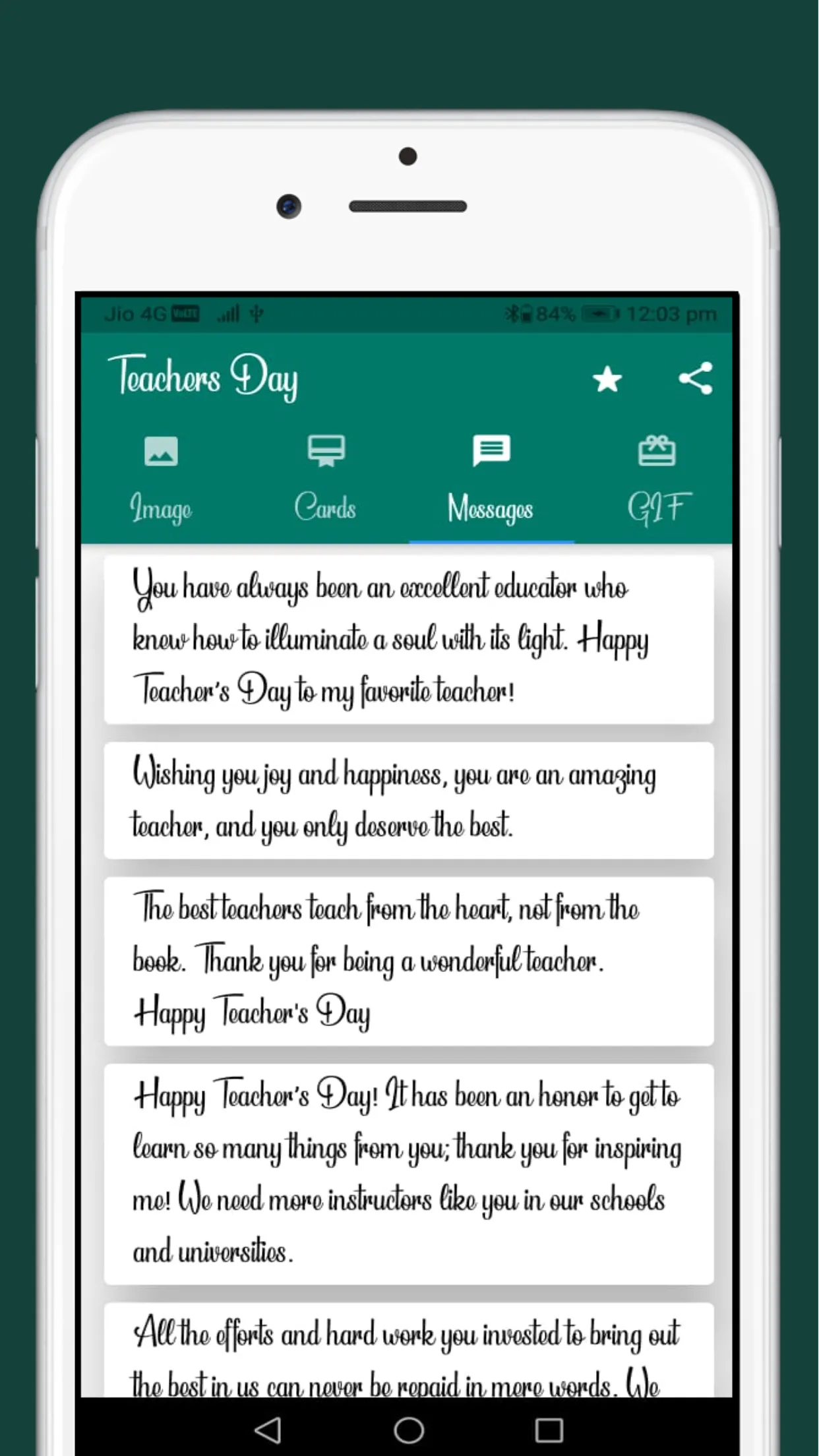 Teachers Day Wishes | Indus Appstore | Screenshot