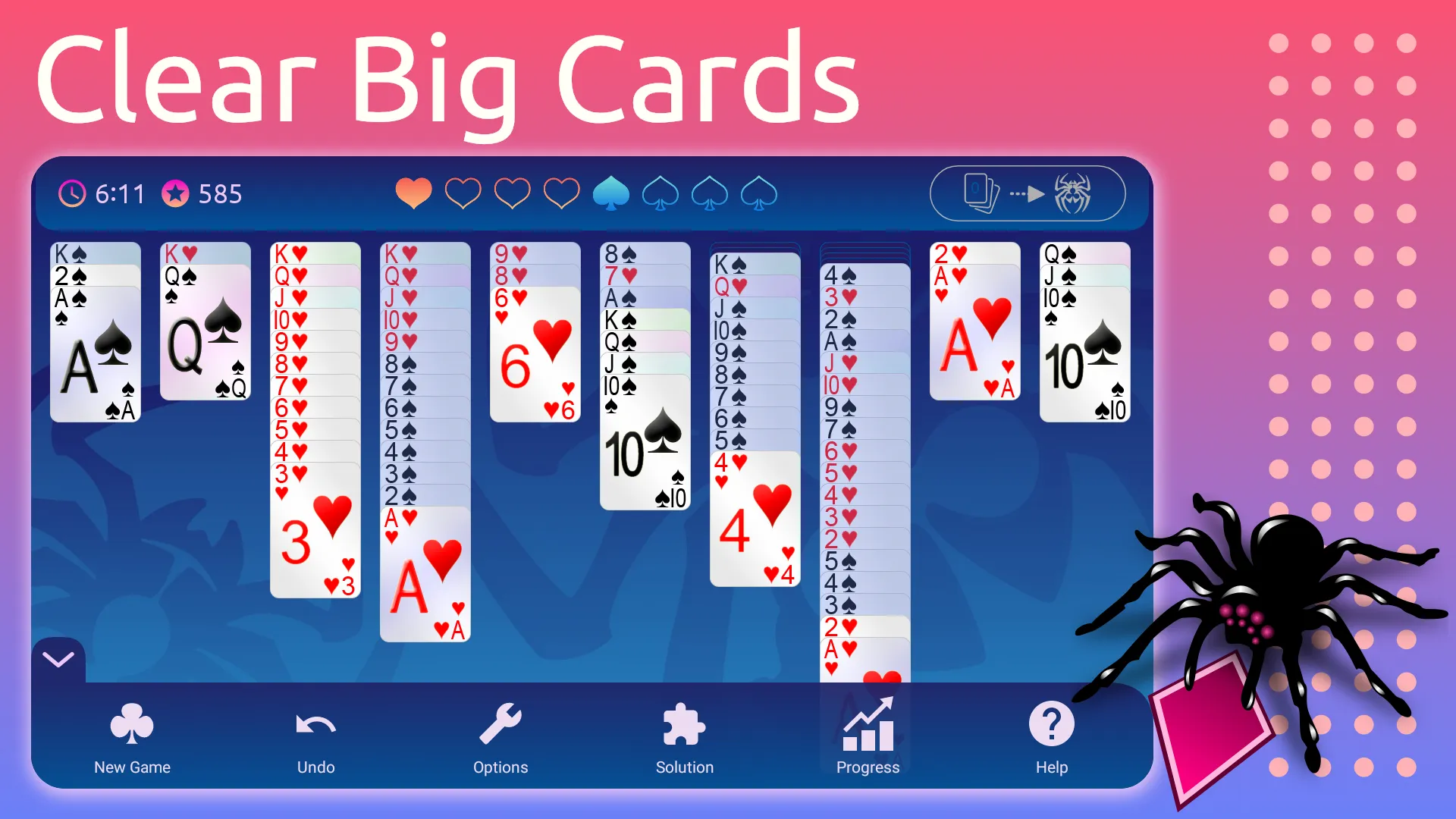 Spider Solitaire | Indus Appstore | Screenshot