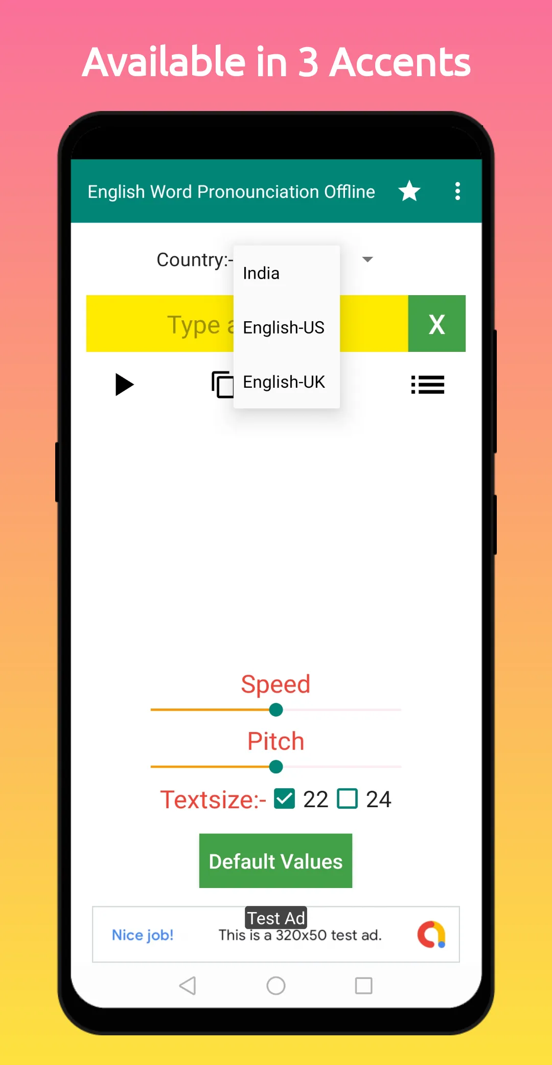 Word Pronounciation Offline | Indus Appstore | Screenshot