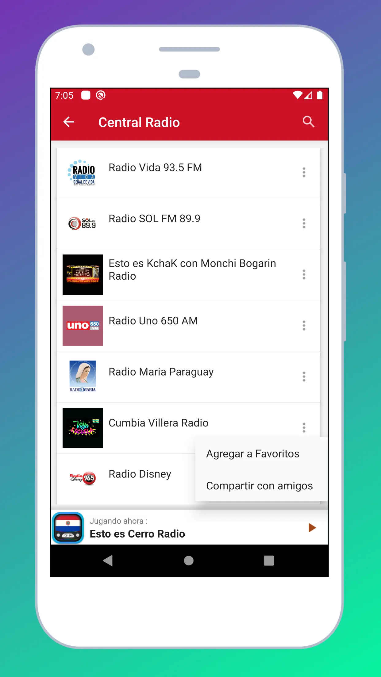 Radio Paraguay + Radio Online | Indus Appstore | Screenshot