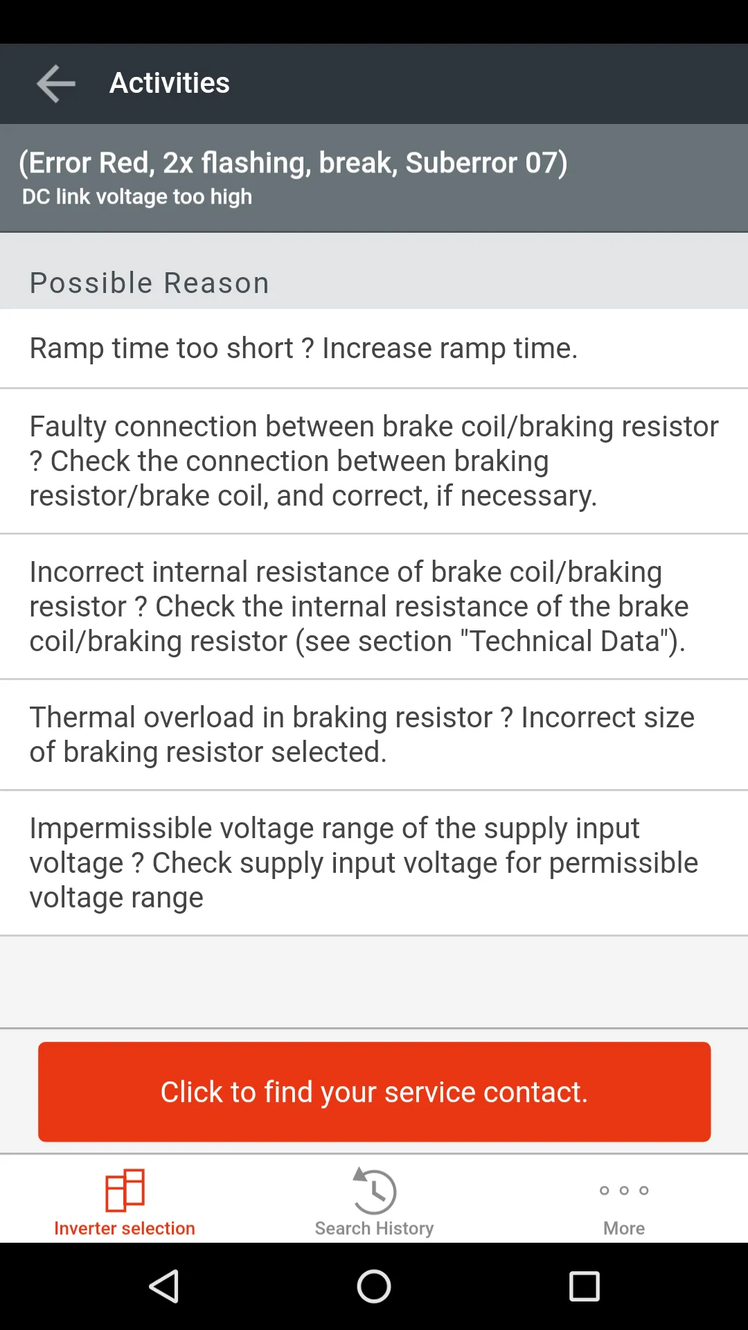 SEW Diagnostics | Indus Appstore | Screenshot