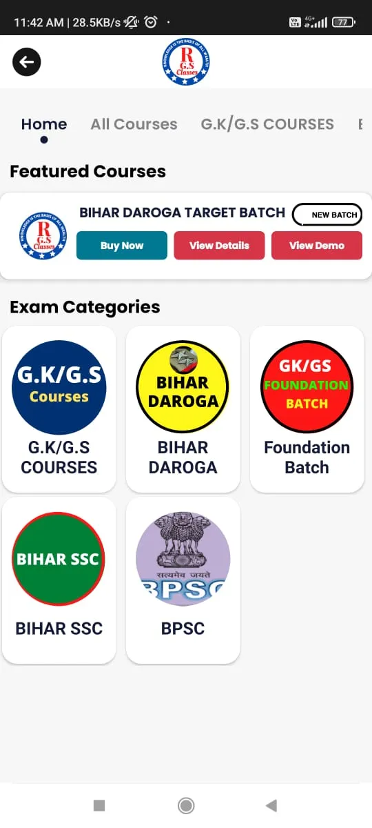 Ramanshu Gs classes | Indus Appstore | Screenshot