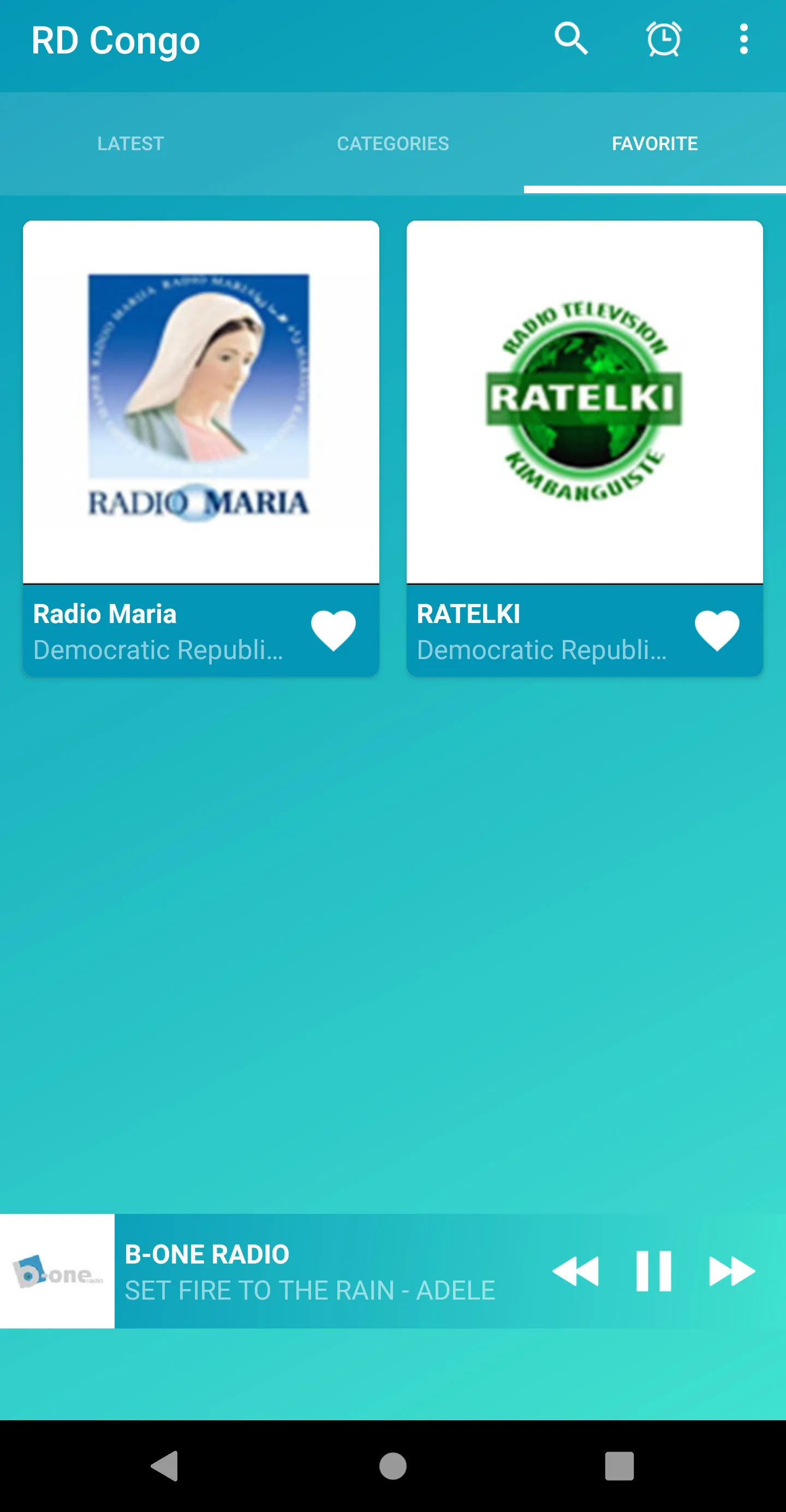 RD Congo radios online | Indus Appstore | Screenshot