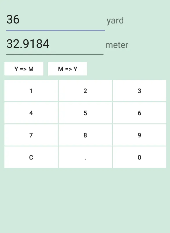 YM(Yard and Meter) converter | Indus Appstore | Screenshot