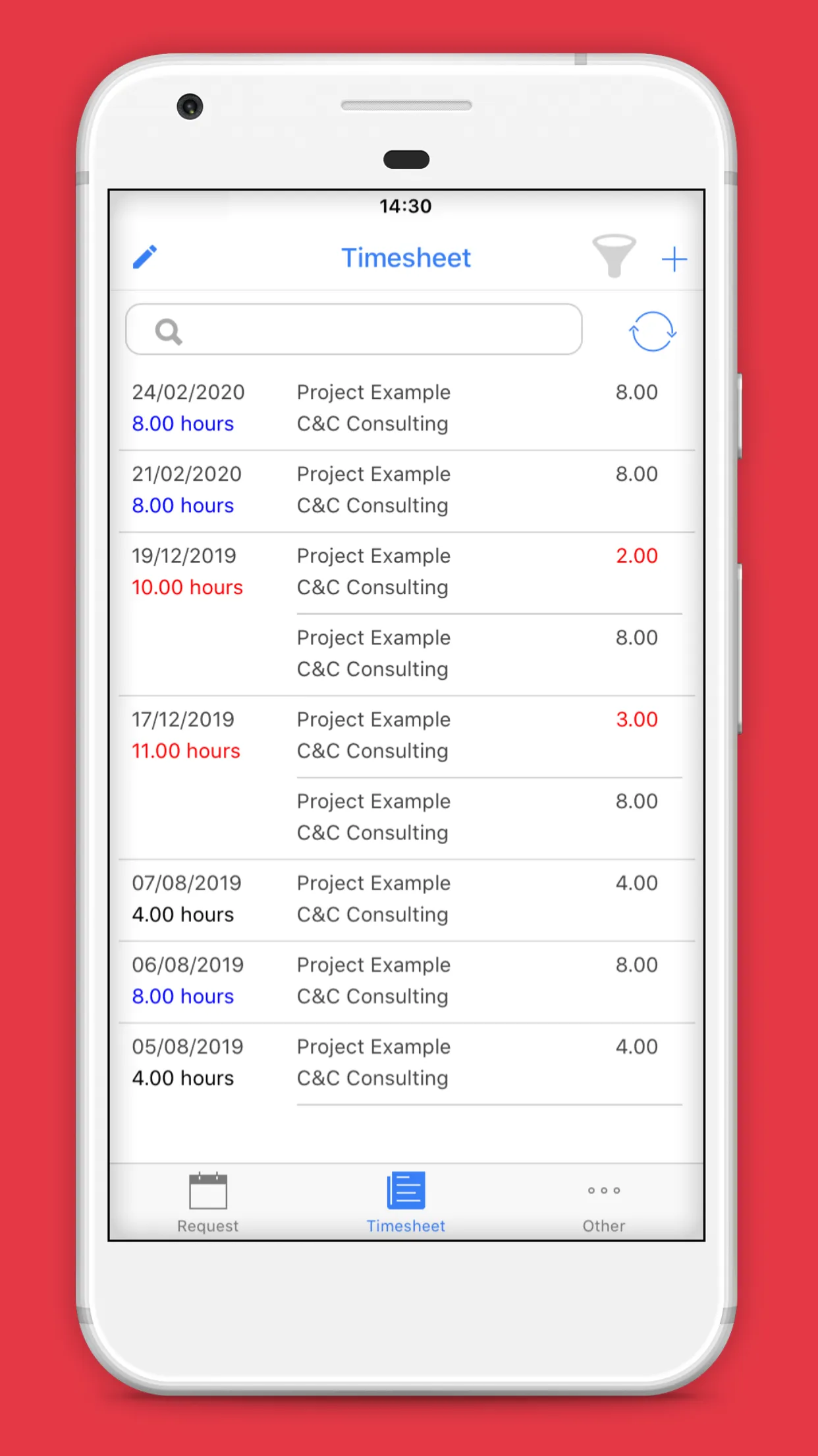 eProject Timesheet & Projects | Indus Appstore | Screenshot