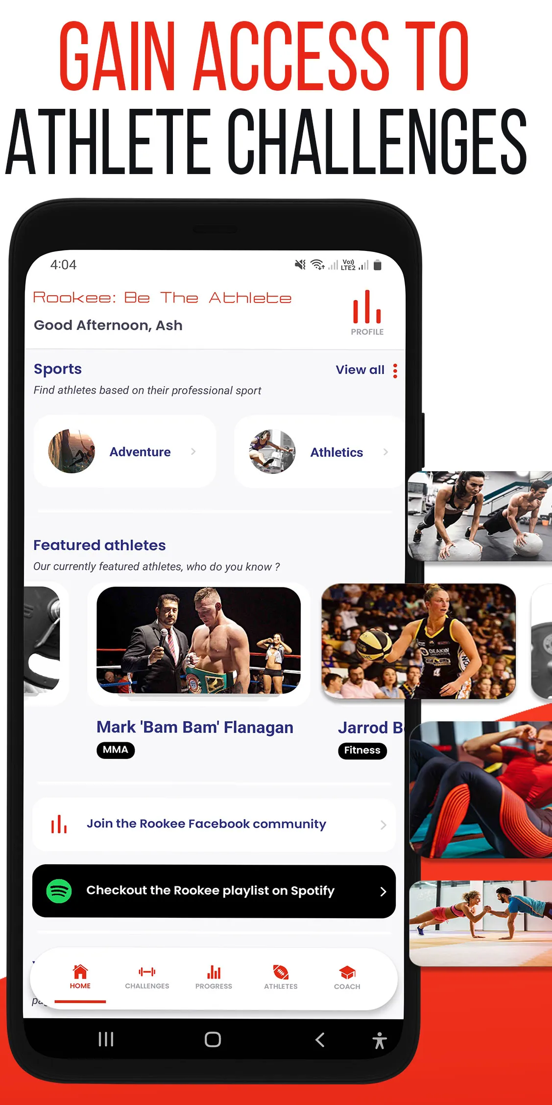 ROOKEE: Be The Athlete | Indus Appstore | Screenshot