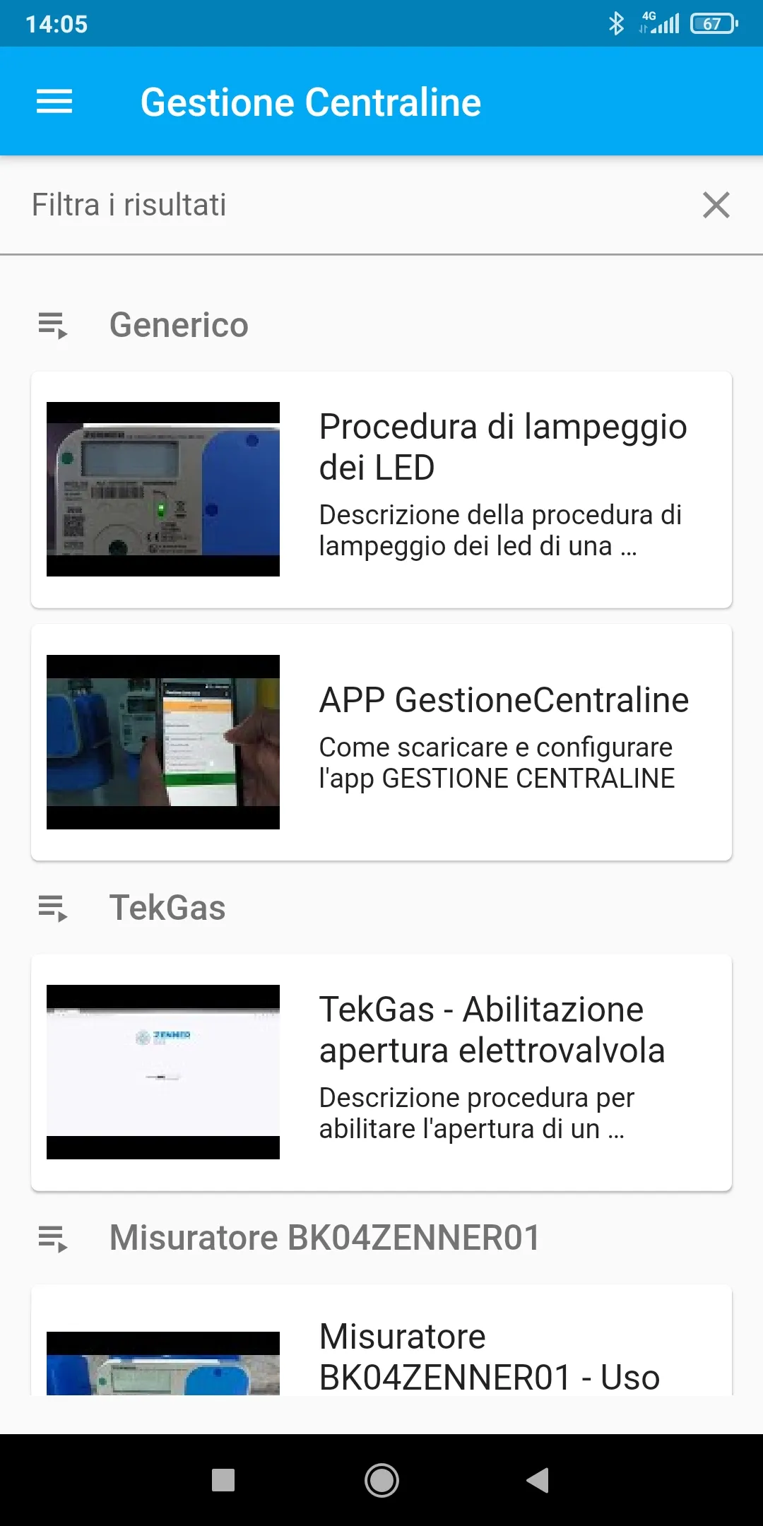 GestioneCentraline | Indus Appstore | Screenshot