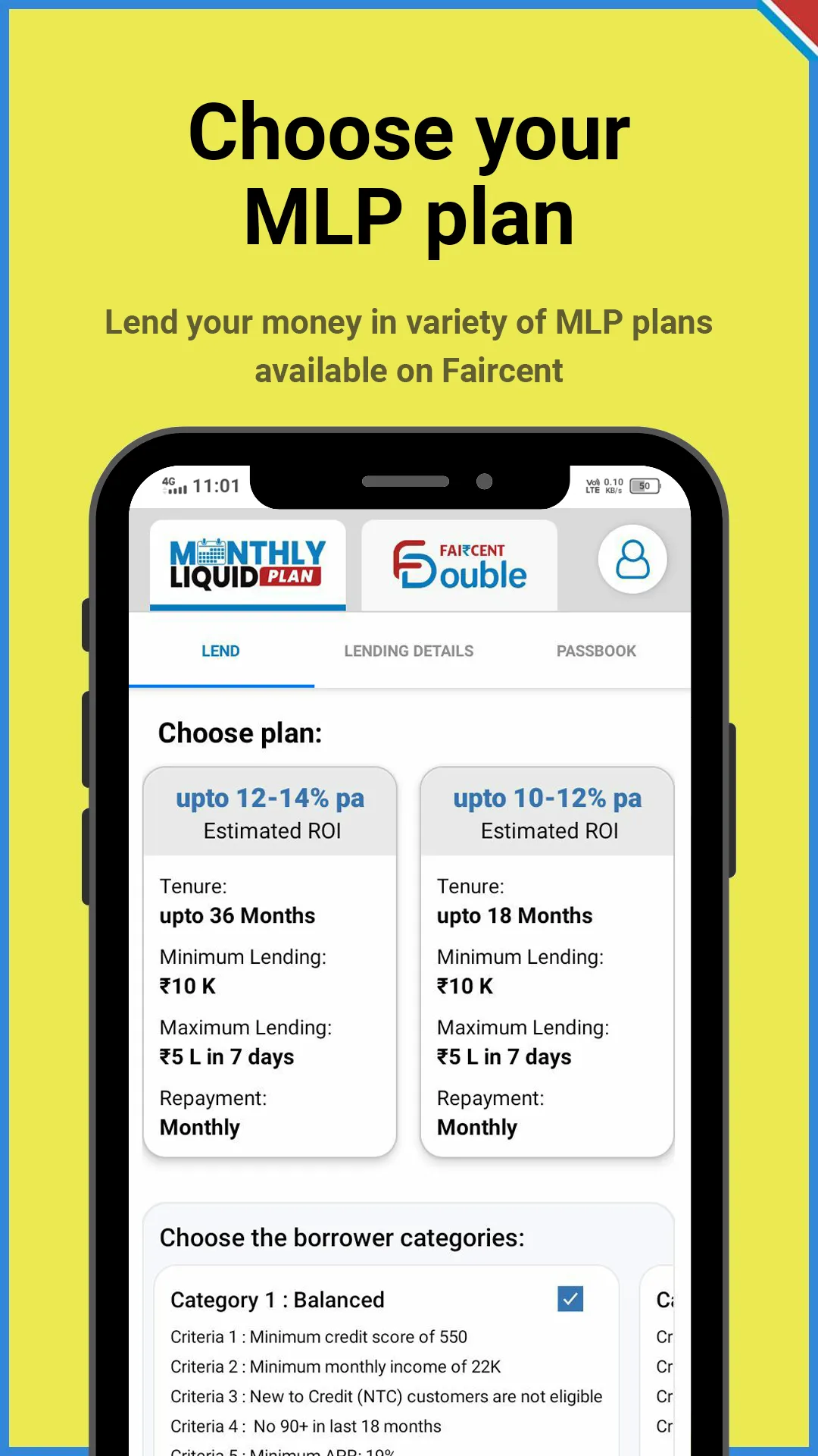 Faircent Double: Lend & Earn | Indus Appstore | Screenshot