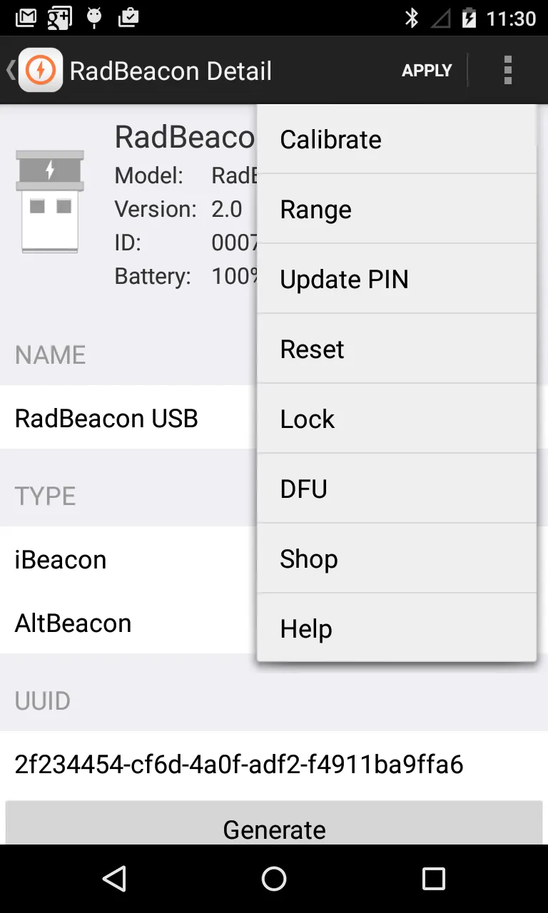 RadBeacon | Indus Appstore | Screenshot