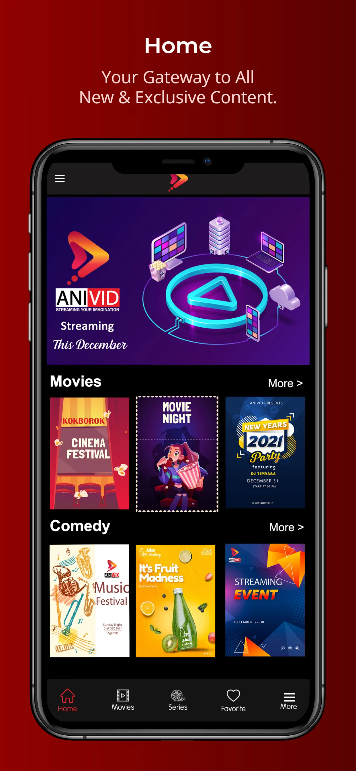 Anivid-Streaming Entertainment | Indus Appstore | Screenshot