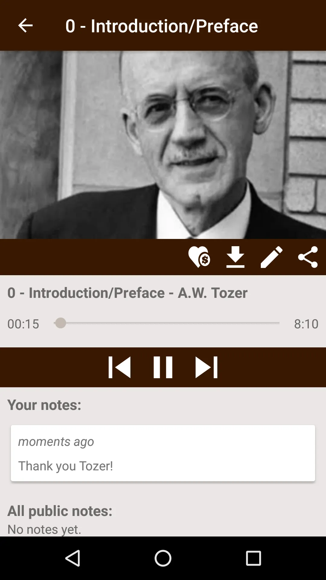 The Pursuit of God - Tozer | Indus Appstore | Screenshot