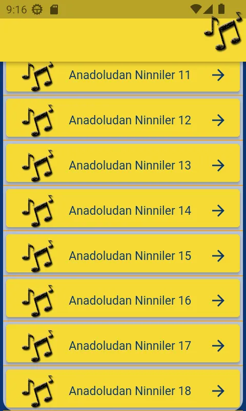 Anadolu'dan Bizim Ninnilerimiz | Indus Appstore | Screenshot