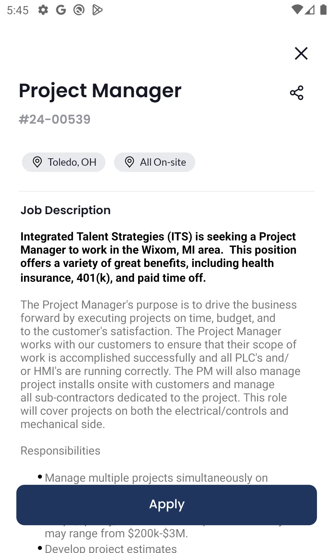 Integrated Talent Strategies | Indus Appstore | Screenshot