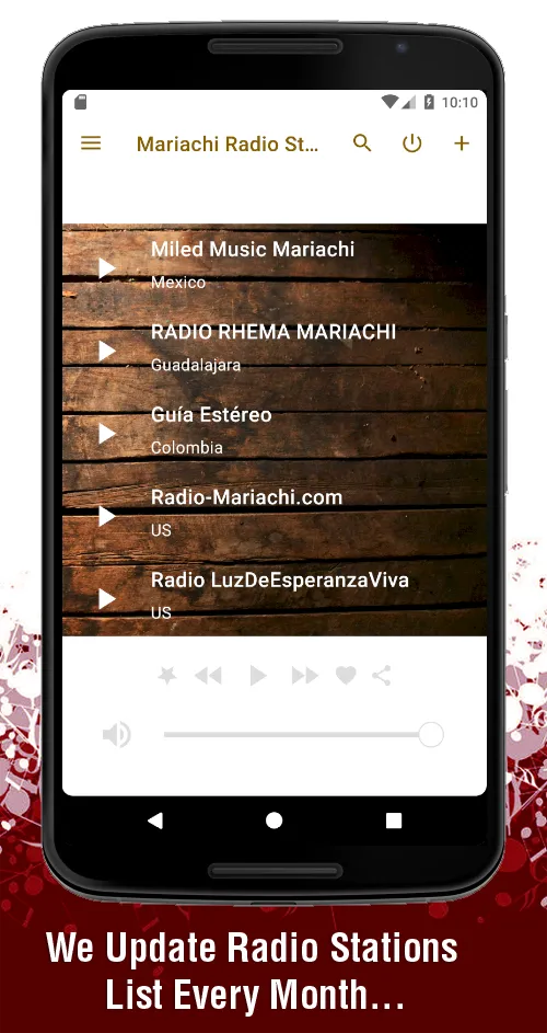 Mariachi Radio Stations | Indus Appstore | Screenshot