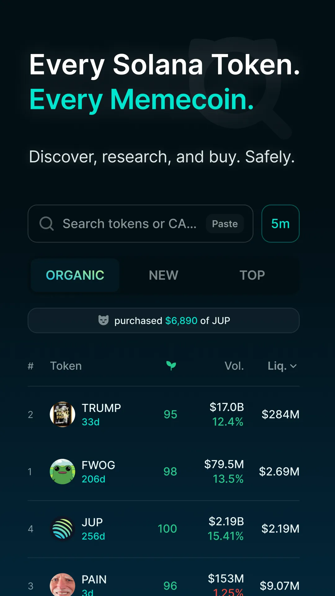 Jupiter Mobile - Solana Wallet | Indus Appstore | Screenshot