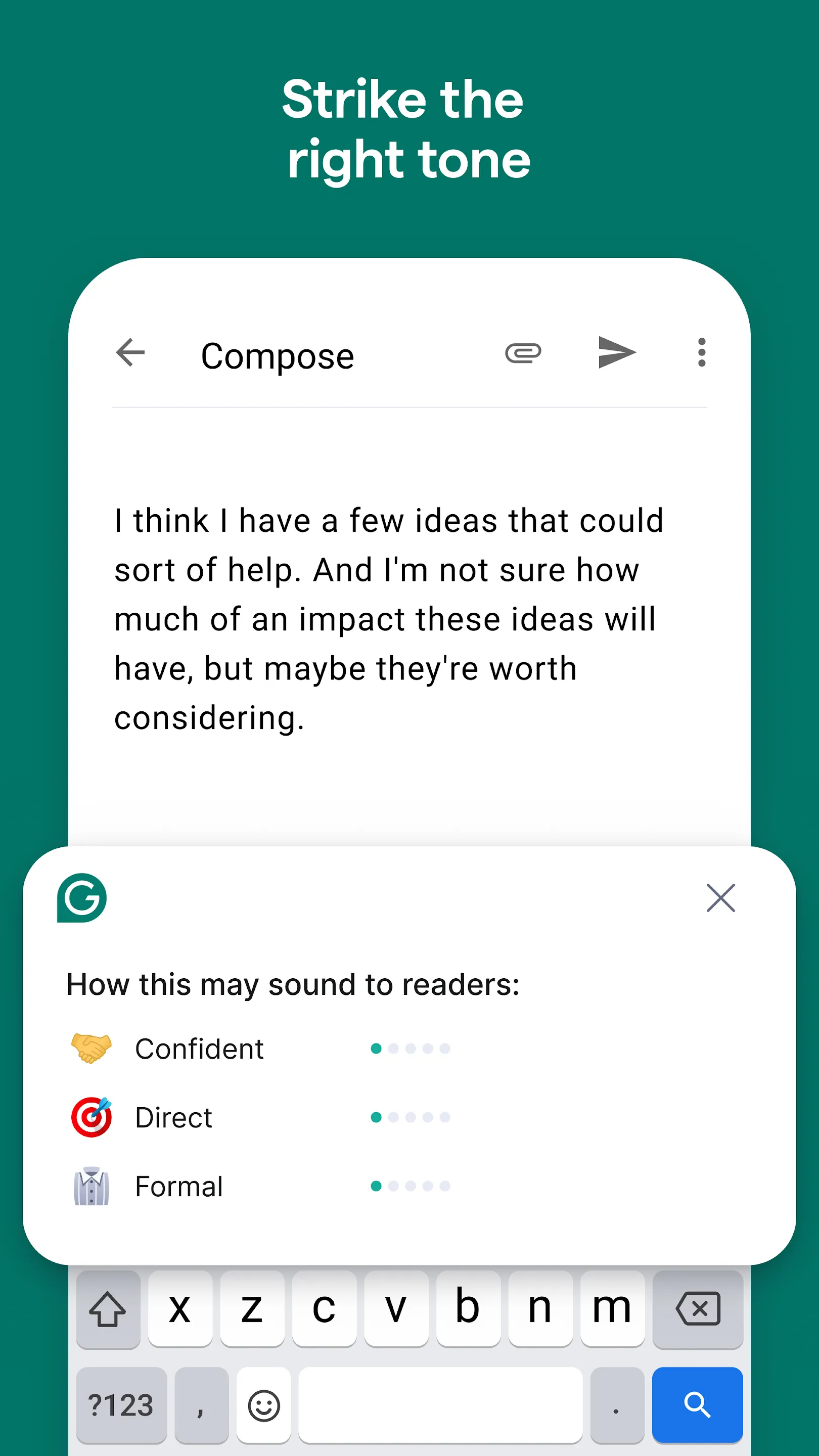 Grammarly-AI Writing Assistant | Indus Appstore | Screenshot