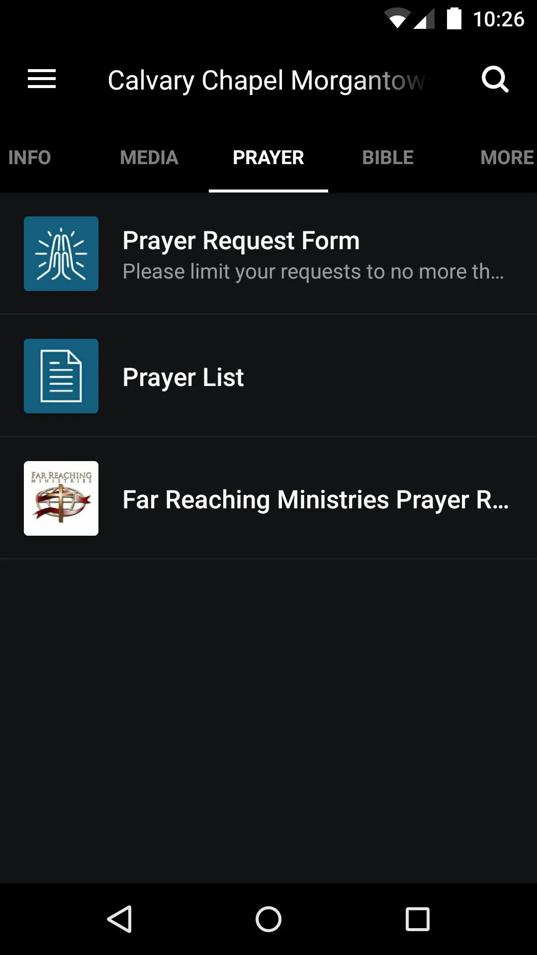 Calvary Chapel Morgantown WV | Indus Appstore | Screenshot