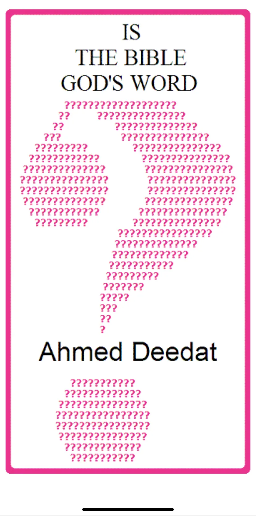 Ahmed Deedat Books | Indus Appstore | Screenshot