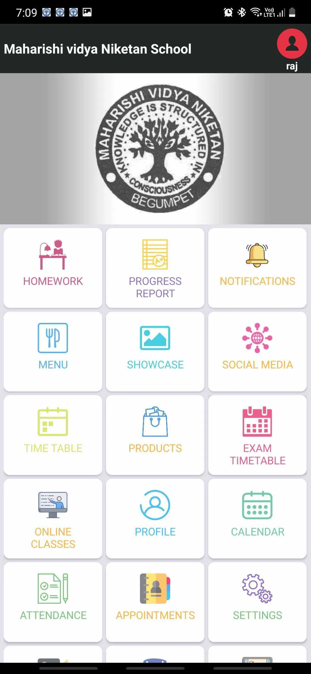 Maharishi Vidyaniketan App | Indus Appstore | Screenshot