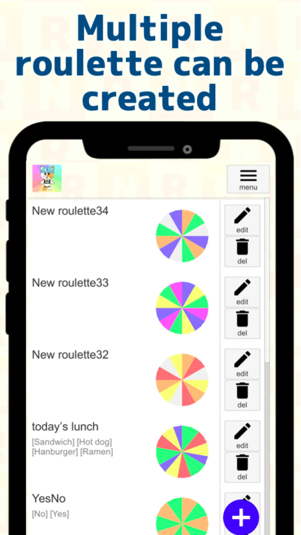 RouletteMakerNyan | Indus Appstore | Screenshot