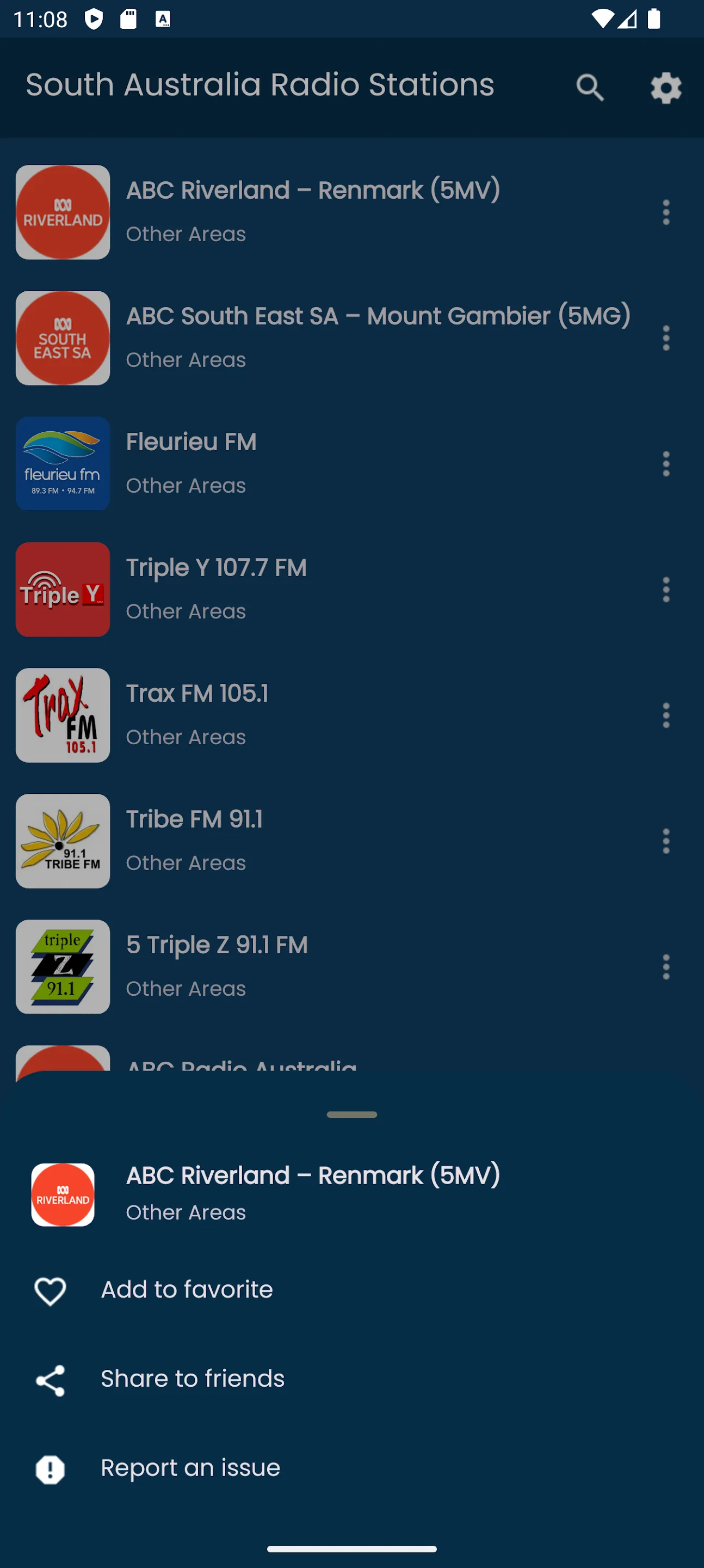 Radios from South Australia | Indus Appstore | Screenshot