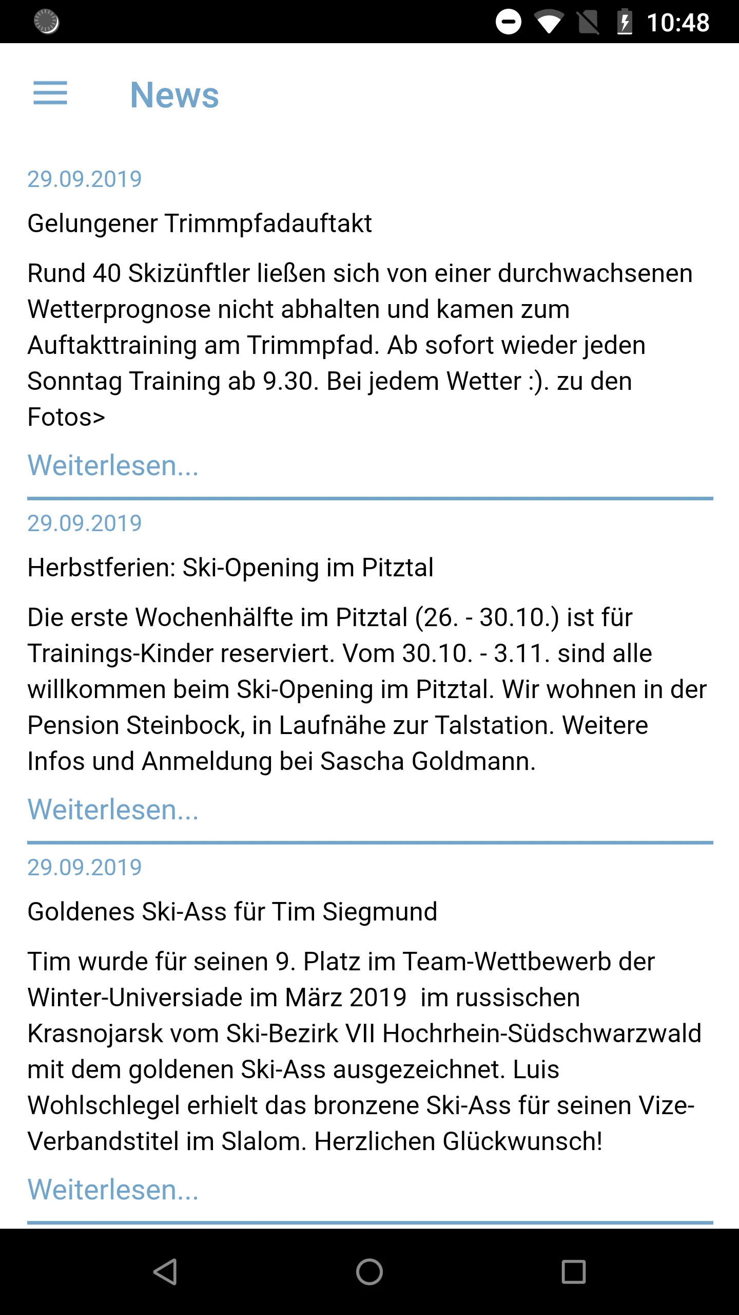 Skizunft Rheinfelden | Indus Appstore | Screenshot