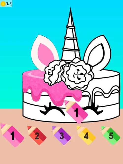 unicorn cake cooking game | Indus Appstore | Screenshot