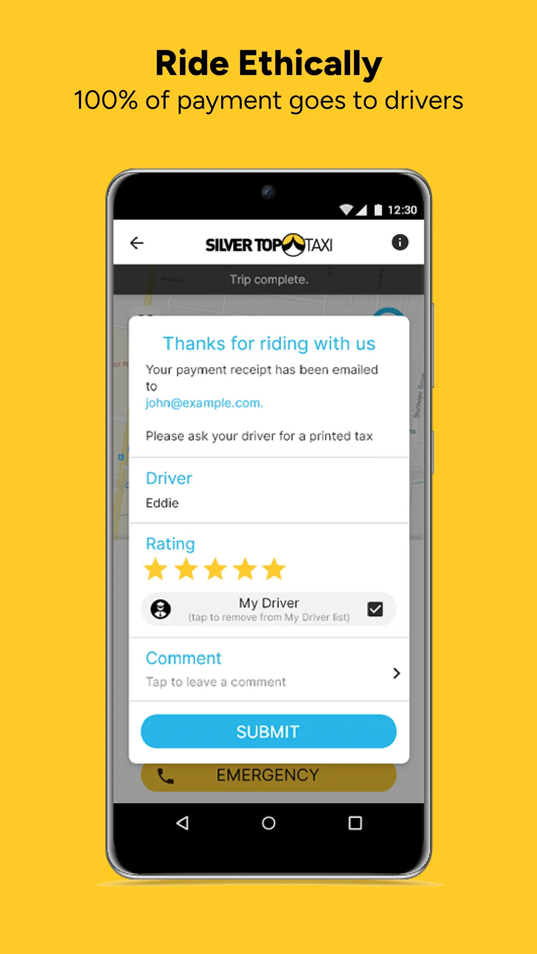 SilverTop Taxi | Indus Appstore | Screenshot