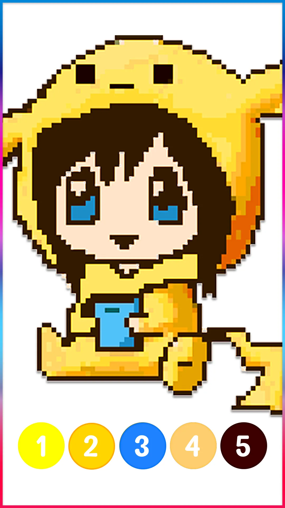 Anime Manga Pixel Art Coloring | Indus Appstore | Screenshot