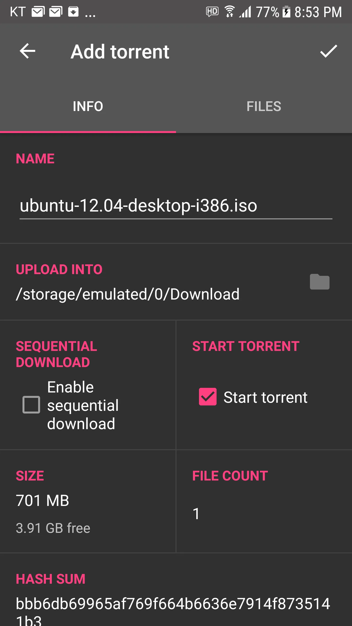 bTorrent | Indus Appstore | Screenshot