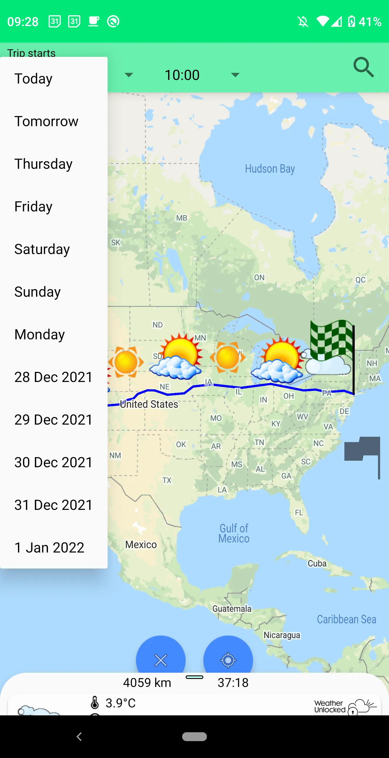 Travel Weather - drive safe! | Indus Appstore | Screenshot