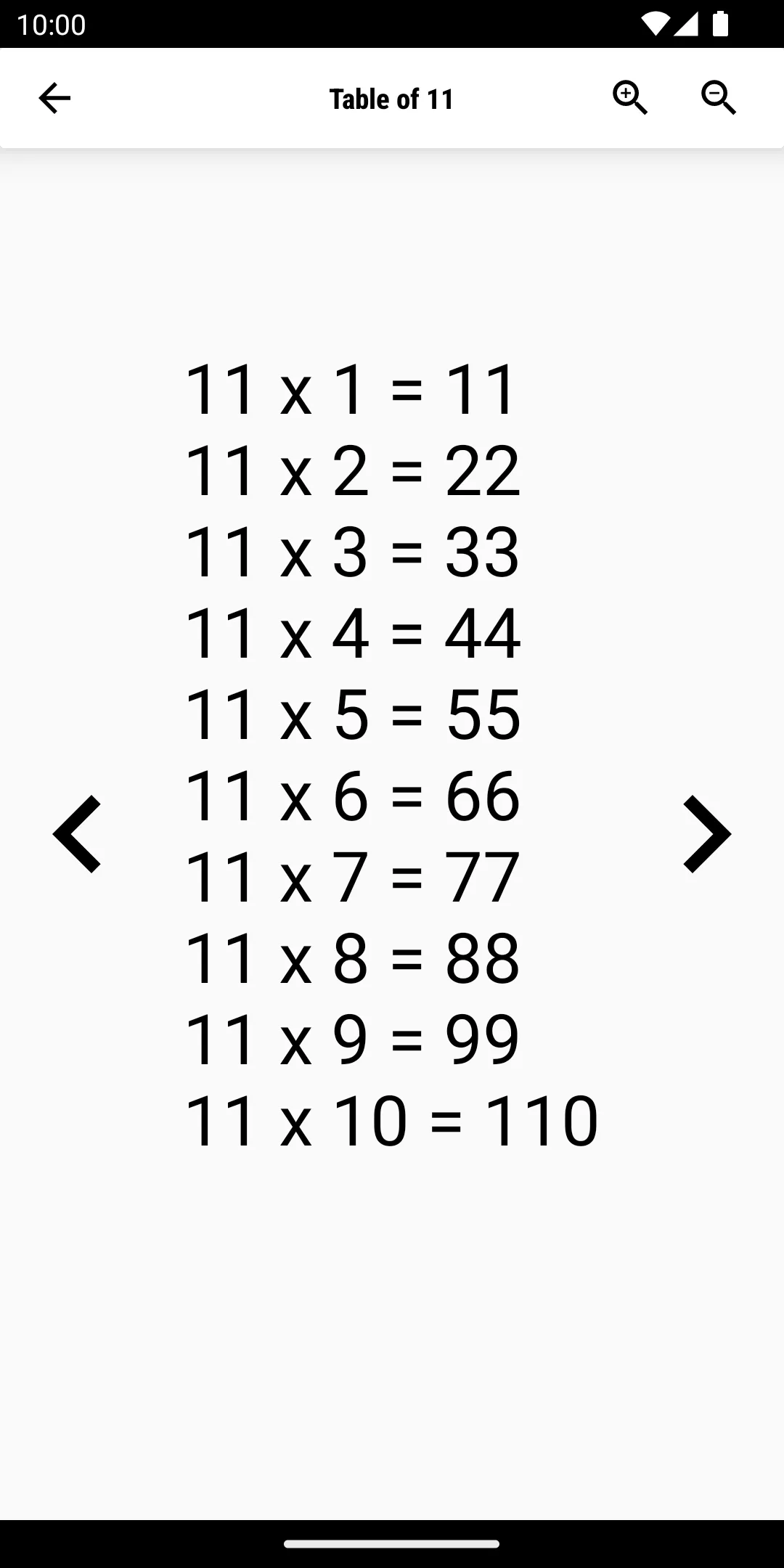 MathTables | Indus Appstore | Screenshot