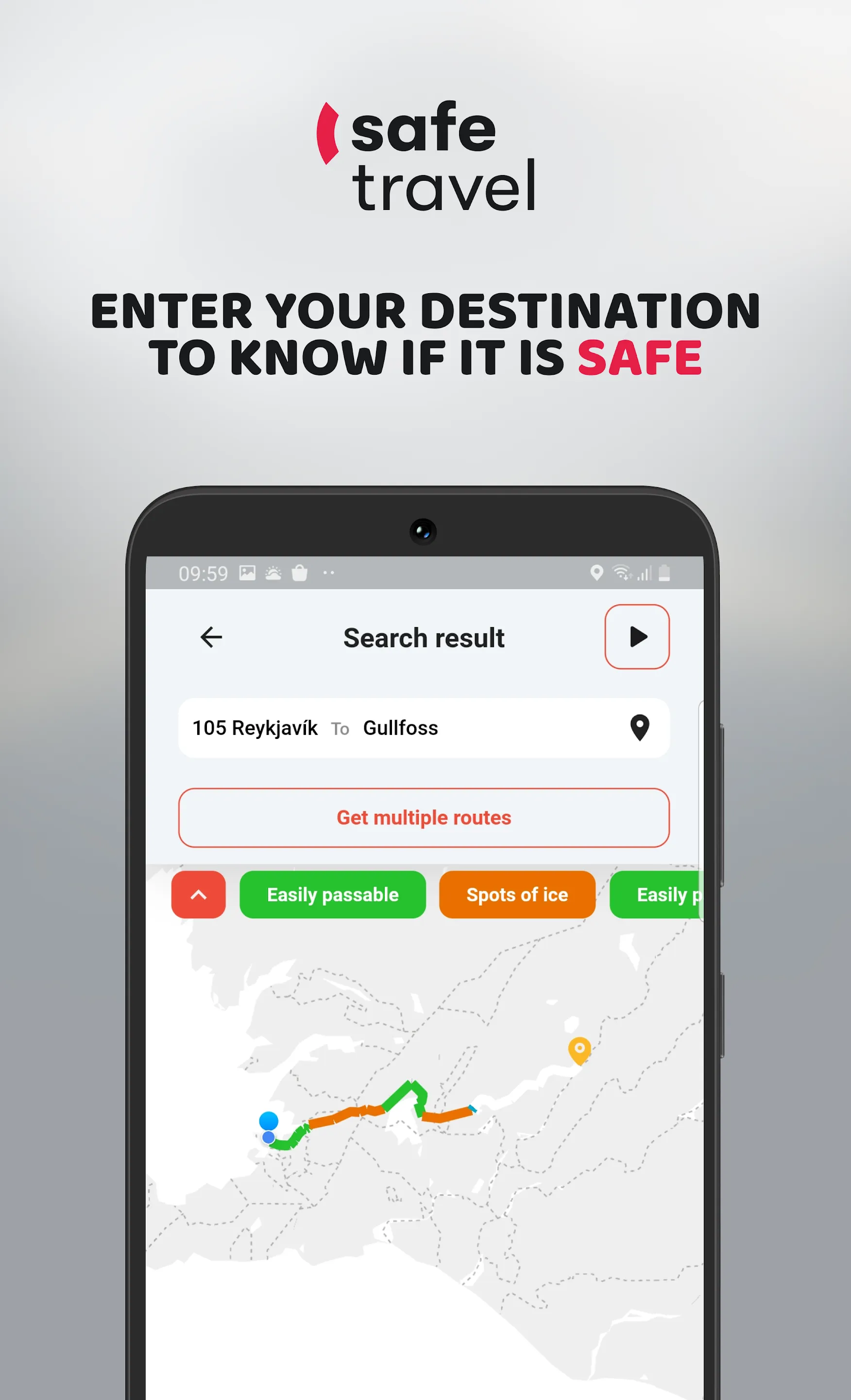 SafeTravel - Iceland | Indus Appstore | Screenshot