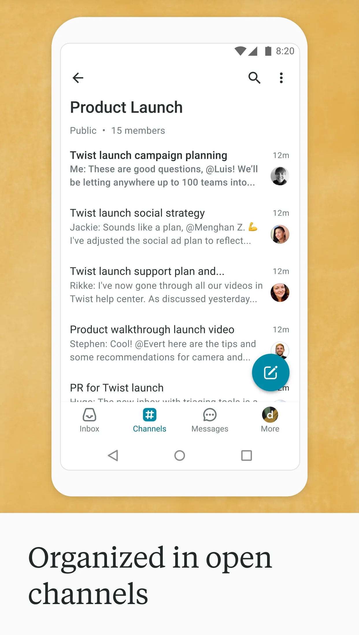 Twist: Organized Messaging | Indus Appstore | Screenshot