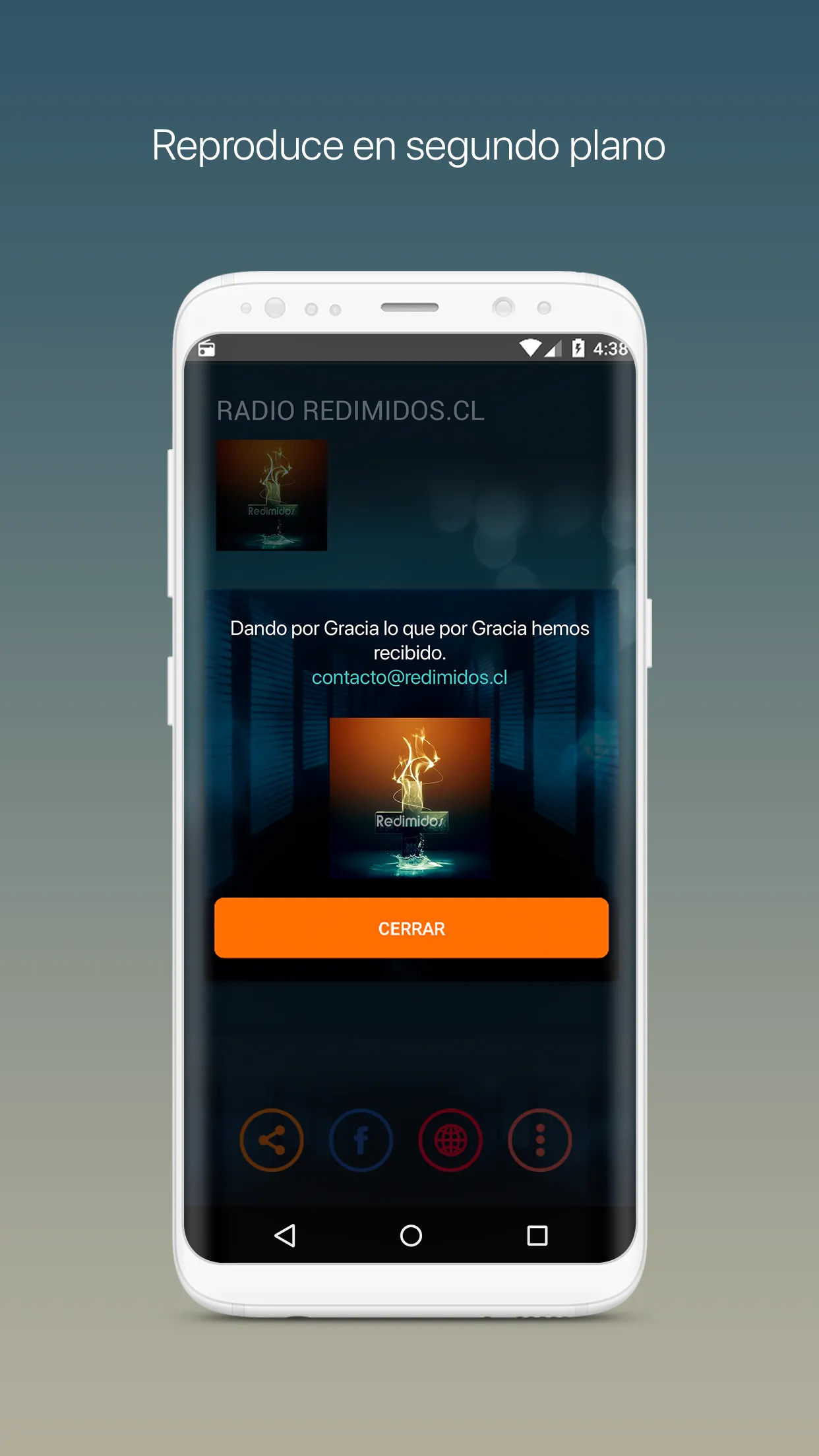 Radio Redimidos.cl | Indus Appstore | Screenshot